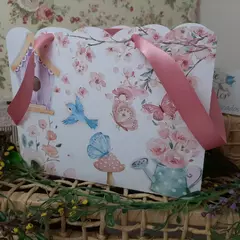 Sacola Personalizada tema Jardim Encantado - pacote com 10 unidades na internet
