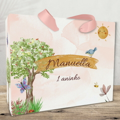 Sacola Personalizada tema Jardim Encantado - pacote com 10 unidades na internet