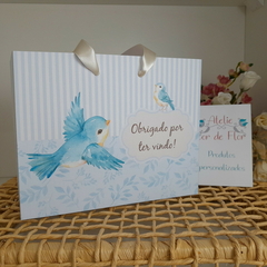Sacola Personalizada para Festas Infantis tema Passarinho - pacote com 10 unidades - comprar online