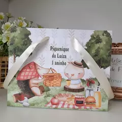 Sacola Personalizada para Lembrancinha tema Piquenique - pacote com 10 unidades na internet