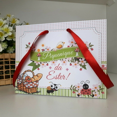 Sacola Personalizada para Lembrancinha tema Piquenique - pacote com 10 unidades na internet