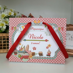 Sacola Personalizada para Lembrancinha tema Piquenique - pacote com 10 unidades - comprar online
