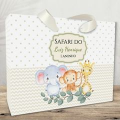 Sacolinha para Lembrancinhas Infantis tema Bichinhos do Safari - pacote com 10 unidades - comprar online