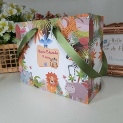 Sacolinha para Lembrancinhas Infantis tema Safari - pacote com 10 unidades - comprar online