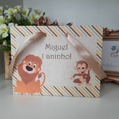 Sacolinha para Lembrancinhas Infantis tema Safari - pacote com 10 unidades - comprar online