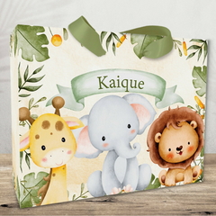 Sacolinha Personalizada para Festas Infantis tema Safari - pacote com 10 unidades - comprar online