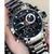 NAVIFORCE-Relógio de pulso esportivo original masculino, quartzo, aço, impermeável, display duplo - comprar online