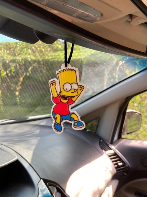Aromatizante Bart Simpsons (Carro e Guarda-Roupa)
