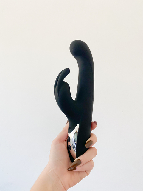 Vibrador Rabbit preto luxo - comprar online
