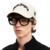 Boné Palm Angels Curved Logo 'Off-White/ Black'