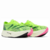 Tênis de corrida Adidas Adizero Prime X 2.0 na cor verde limão com detalhes em preto e rosa