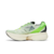Tenis Adizero Prime X na cor verde-linho e preto, com design moderno e solado alto.