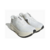 Tênis esportivo branco Adidas Adizero Prime X Strung 'Non Dyed' com cabedal texturizado e sola de borracha preta e branca