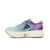 Tênis de corrida Adidas Adizero Prime X Strung na cor Pulse Mint, com detalhes em azul e rosa.