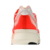 Tênis Adizero Prime X 'White Solar Red' visto de trás, destacando a parte traseira em vermelho e detalhes em branco.