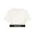 Crop Palm Angels Classic Logo Tape Tee 'Off White/Black'