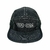 Boné Trip Side Five Panel Aba Flexível Tag Risca Giz - Preto