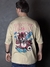 Camiseta Oversize Malhão Clandesth Teddy Cash - Bege na internet