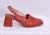 Imagem do Scarpin salto bloco médio sling back em couro