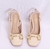 Imagem do Scarpin salto bloco alto slingback com bridão