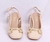 Scarpin salto bloco alto slingback com bridão - loja online