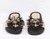 Flat metalizada com pedrarias - comprar online