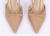 Scarpin em couro salto médio laço lateral - comprar online