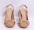 Scarpin salto bloco alto slingback com bridão - comprar online