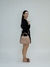 Bolsa em couro de tressê nude - loja online