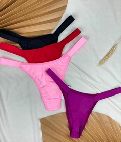 Calcinha Liz fio duplo de poliamida tiras - loja online