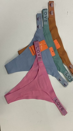 KIT calcinha love sem costura - comprar online