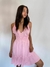 VESTIDO DE LINO ROSA