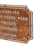 PLACA ETIQUETA DE FERRO - "A ABUNDÂNCIA" - loja online