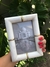 PORTA RETRATO DE MÁRMORE BRANCO E METAL DOURADO - Carlotta's Home Decor