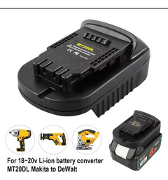 Adaptador De Bateria Makita 18v A Dewalt 20v Convertidor - FVA - Fvaelectrics