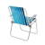 Kit 4 Cadeira de Praia Camping Alumínio Samoa Azul Tramontina - loja online
