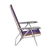 Kit 2 Cadeira De Praia Camping Reclinável Alumínio Bali Roxo Tramontina na internet