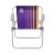 Kit 4 Cadeira de Praia Camping Alumínio Samoa Roxo Tramontina - loja online