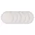Jogo de Pratos Rasos 6 Pcs Filete Porcelana Real by Schmidt