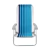 Kit 2 Cadeira De Praia Camping Reclinável Alumínio Bali Azul Tramontina - comprar online