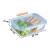 KIT 6 Pote Vidro Hermético Grande 1000ml com Divisória Mor - comprar online