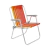 Kit 4 Cadeira de Praia Camping Alumínio Samoa Laranja Tramontina na internet