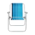 Kit 6 Cadeira de Praia Camping Alumínio Samoa Azul Tramontina - comprar online