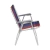 Kit 4 Cadeira de Praia Camping Alumínio Samoa Azul Marinho Tramontina - Wala Place