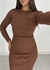 VESTIDO MIDI COSTAS NUA MARROM na internet