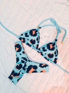 Biquíni de Oncinha Azul Claro - Blueberry Store - comprar online