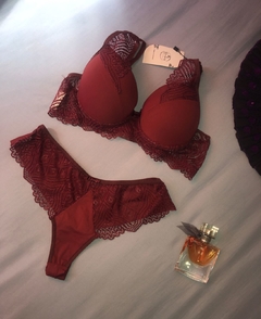 Conjunto Lingerie com Renda - BLueberry Store