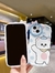 Capinha de iPhone Padrão De Urso Animado