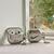 Capa Criativa Anti-Impacto Com Pingente De Prata Galvanizada Para Airpods 3 1/2 Pro