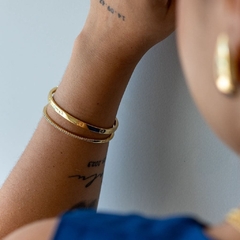 Bracelete inspiração Cartier - Banho Ouro